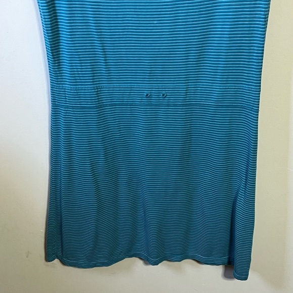 Frilufts Blue Striped Imperfection Dress Sz Med - Picture 4 of 8